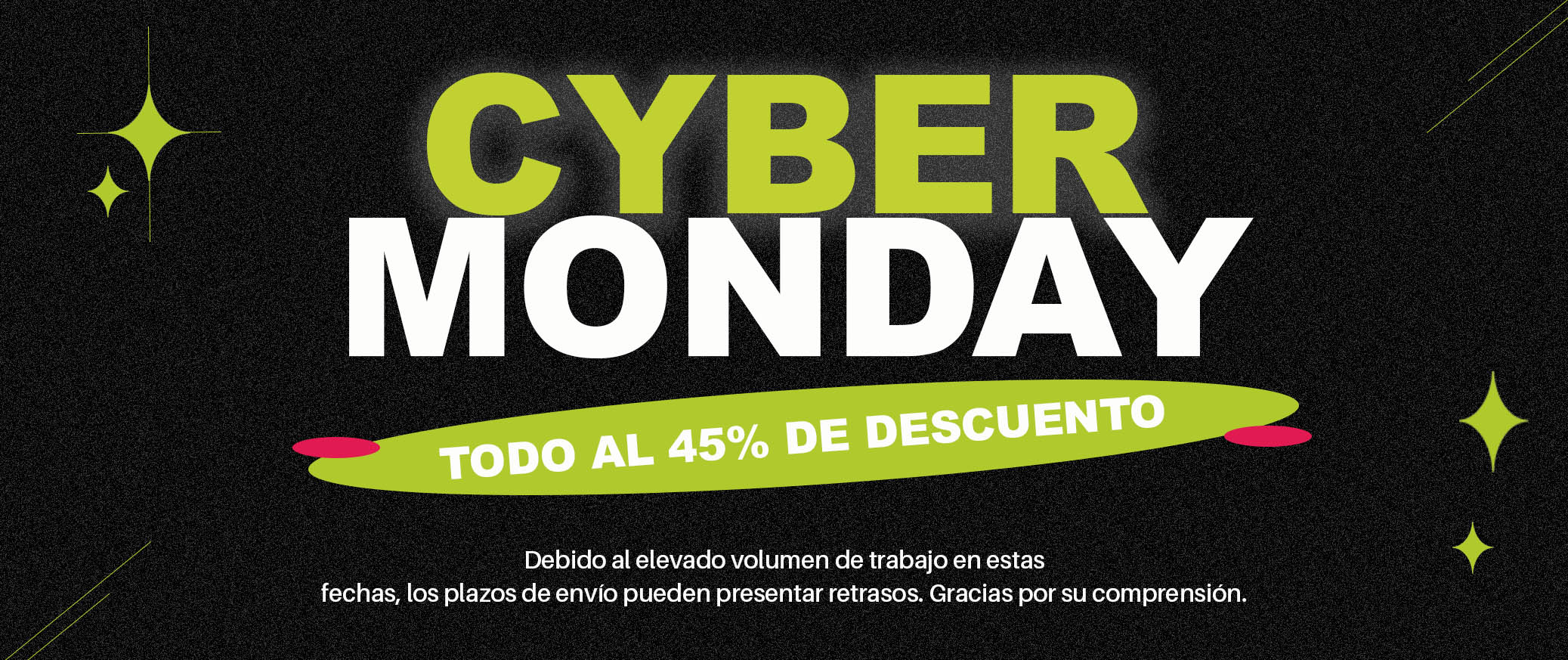 Descuento cyber monday